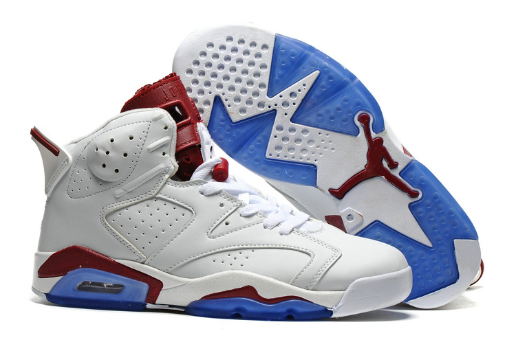 Nike Air Jordan 6 Maroon Off White New Maroon Shoes